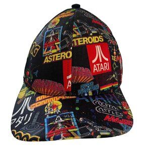 Vintage‎ Atari Hat Cap Adult Snap Back All Over Video Game Console Print Mens